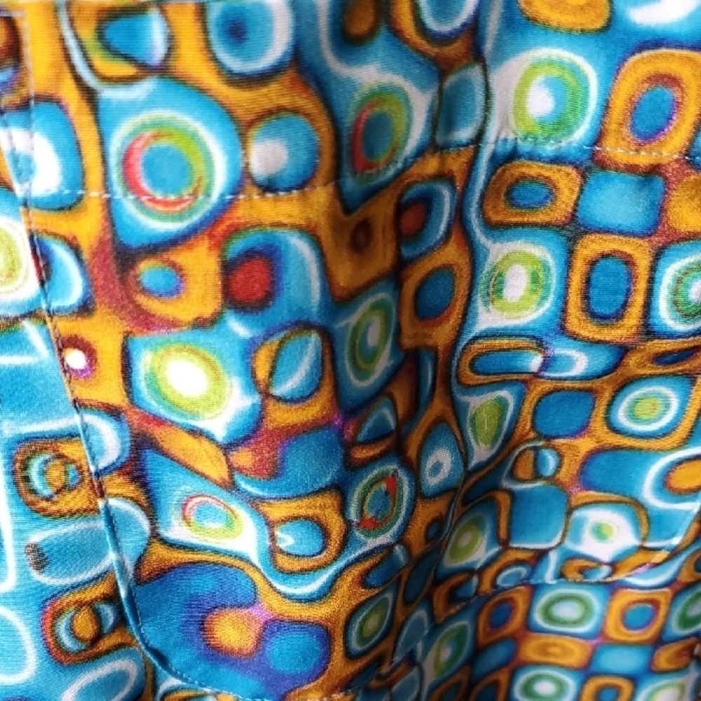 Silver POINT Authentic Original Graphic Ss Button Down Shirt XL - Picture 5 of 10